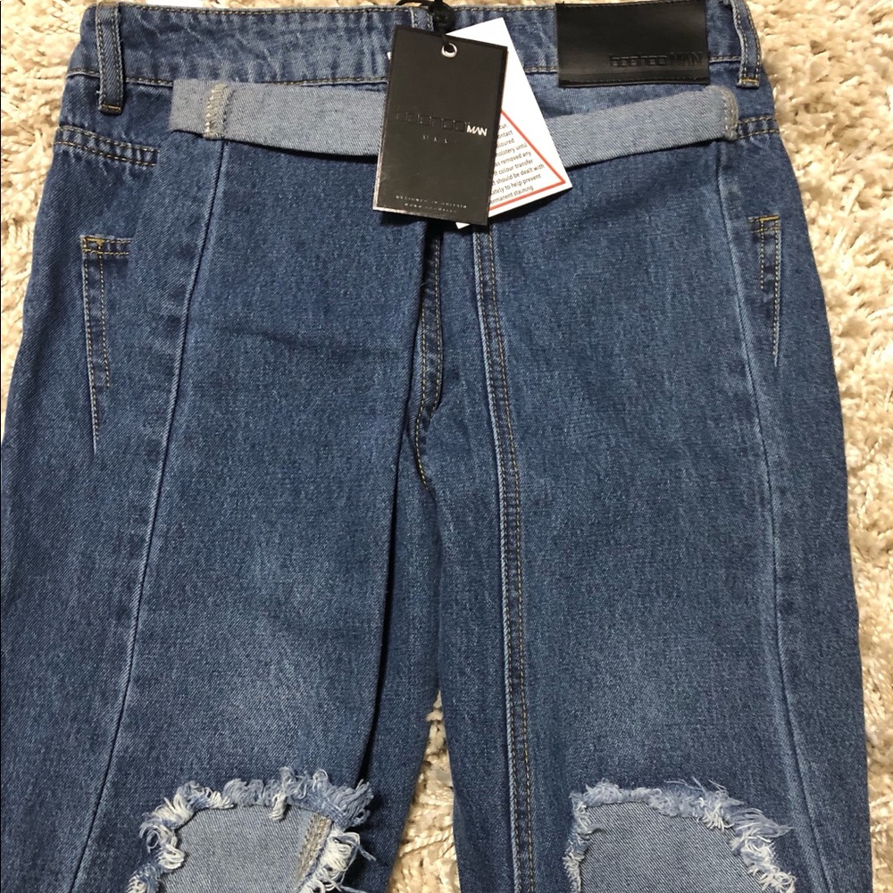 Brand new BooHoo Men ripped jeans